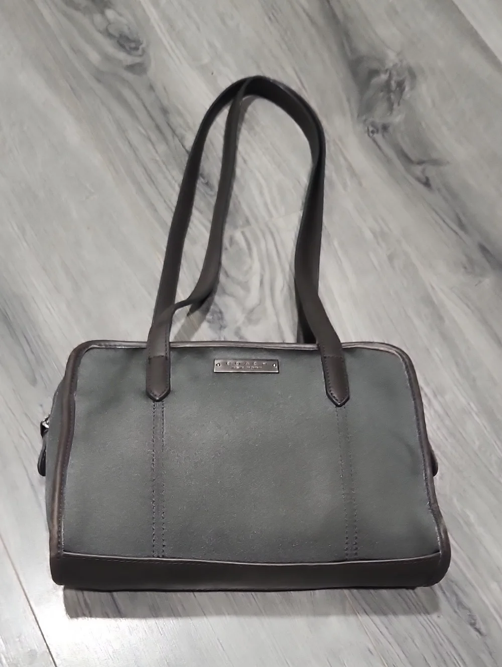 Vintage Coach Neo Neoprene & Leather Satchel